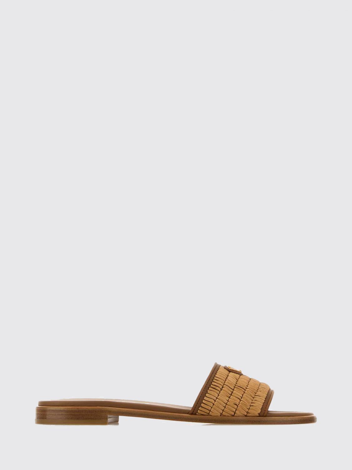 Prada Heeled Sandal Woman Brown PRADA