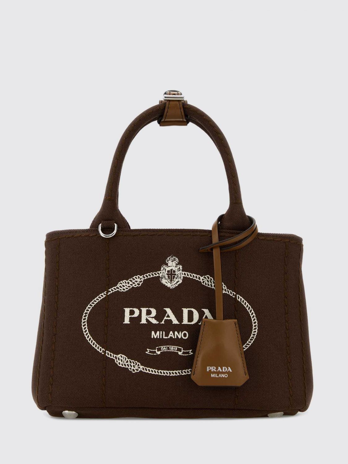 Prada Mini Bag Woman Brown PRADA