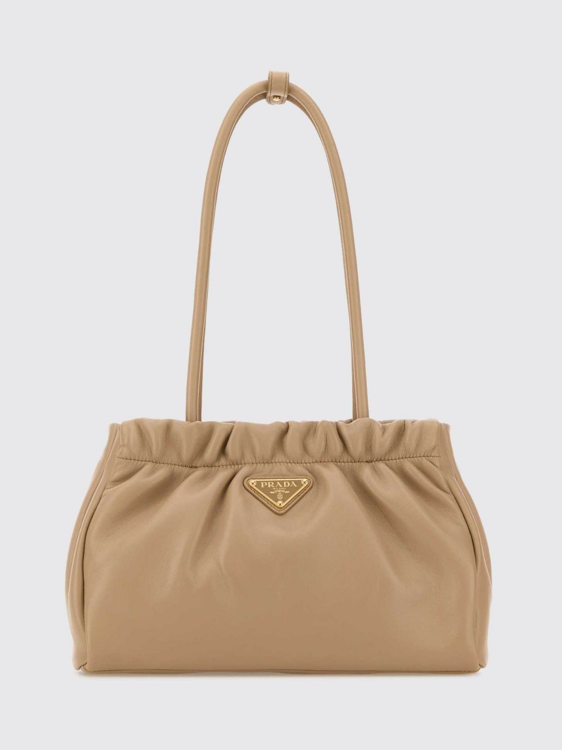 Prada Women Gathered Nappa Leather Bag Prada PRADA