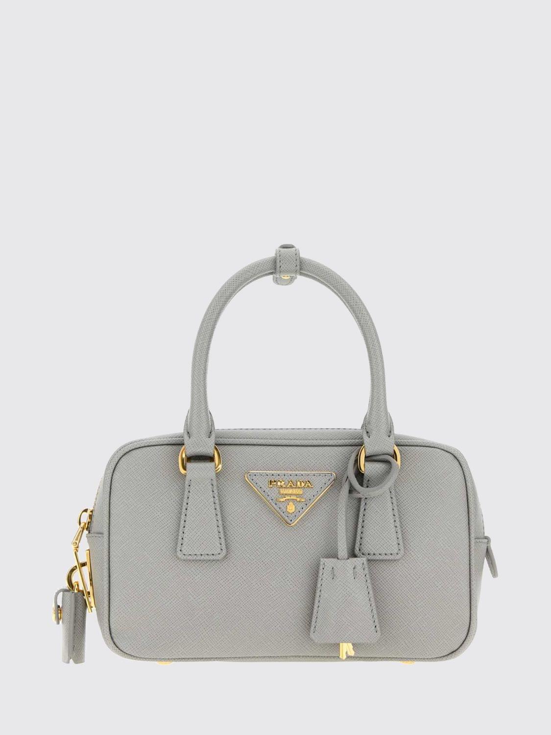 Prada Mini Bag Woman Grey PRADA