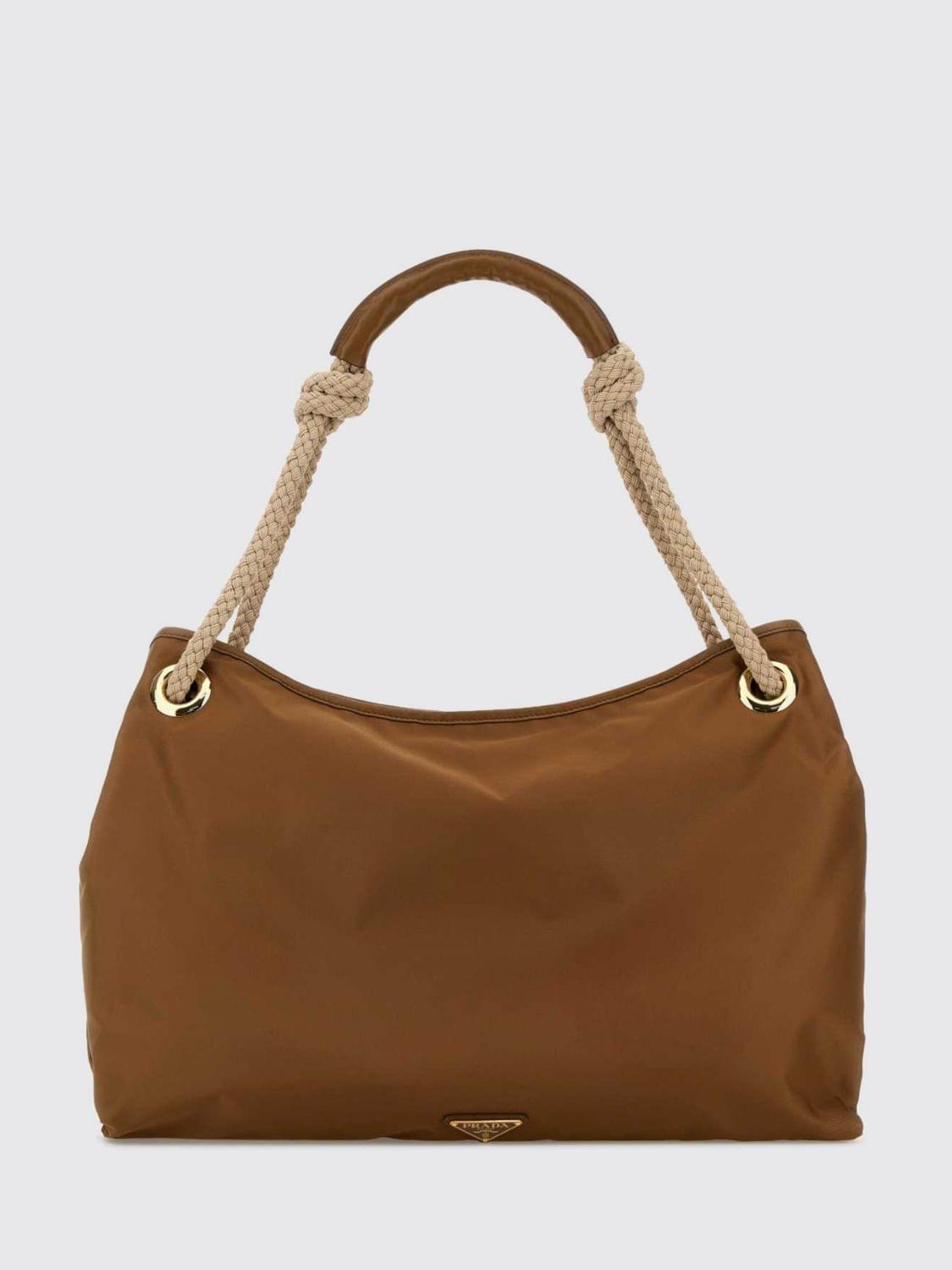 Prada Shoulder Bag Woman Brown PRADA