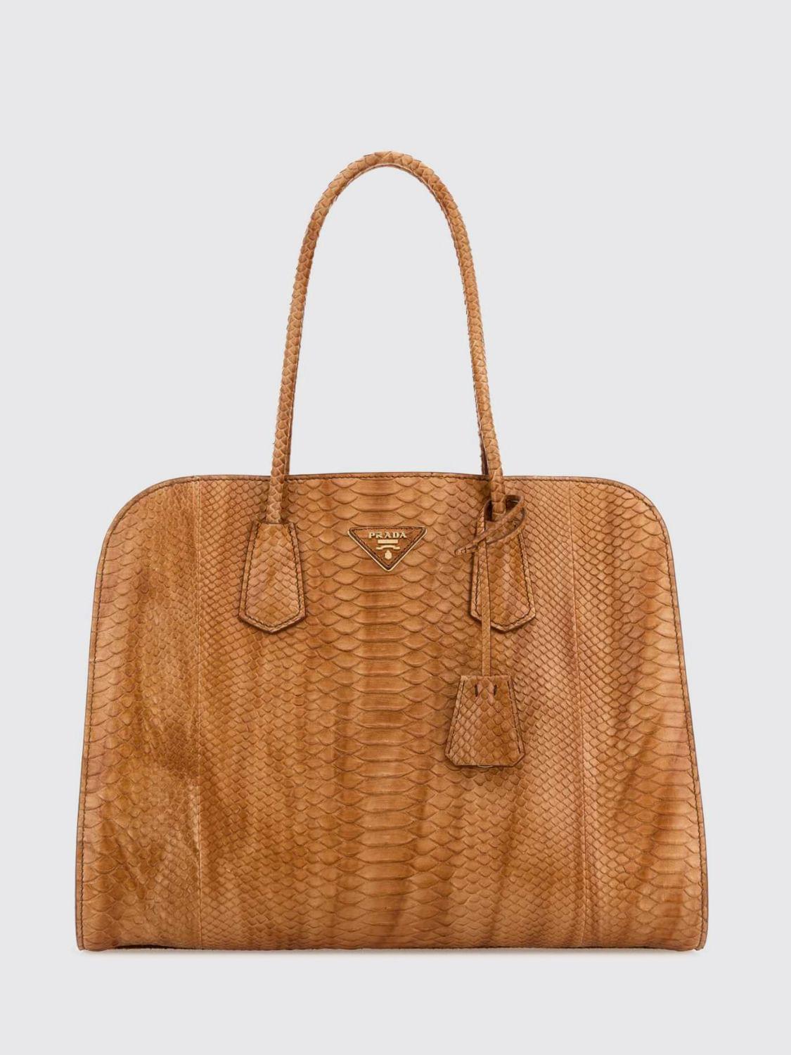 Prada Shoulder Bag Woman Natural PRADA