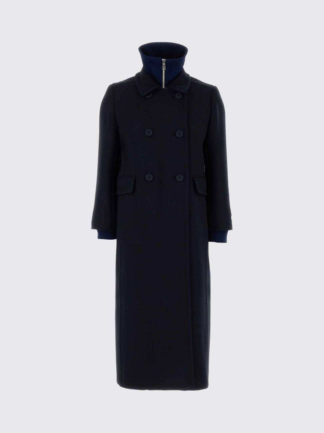 Prada Coat Woman Blue PRADA