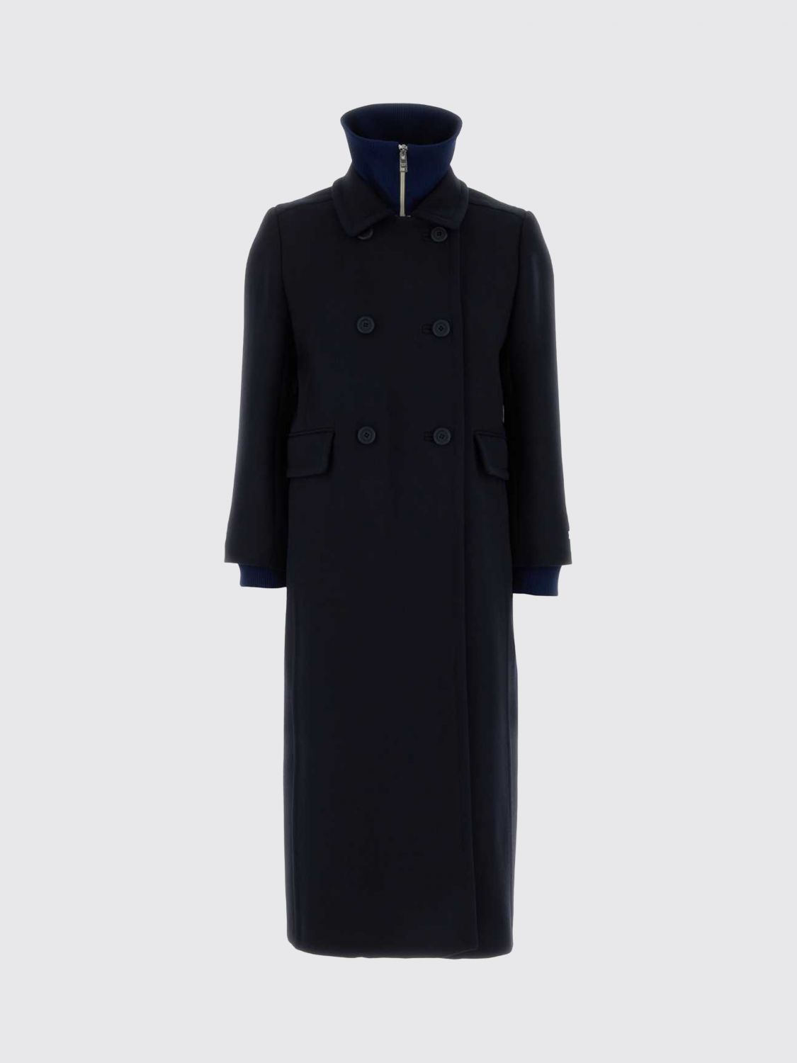 Prada Coat Woman Blue PRADA