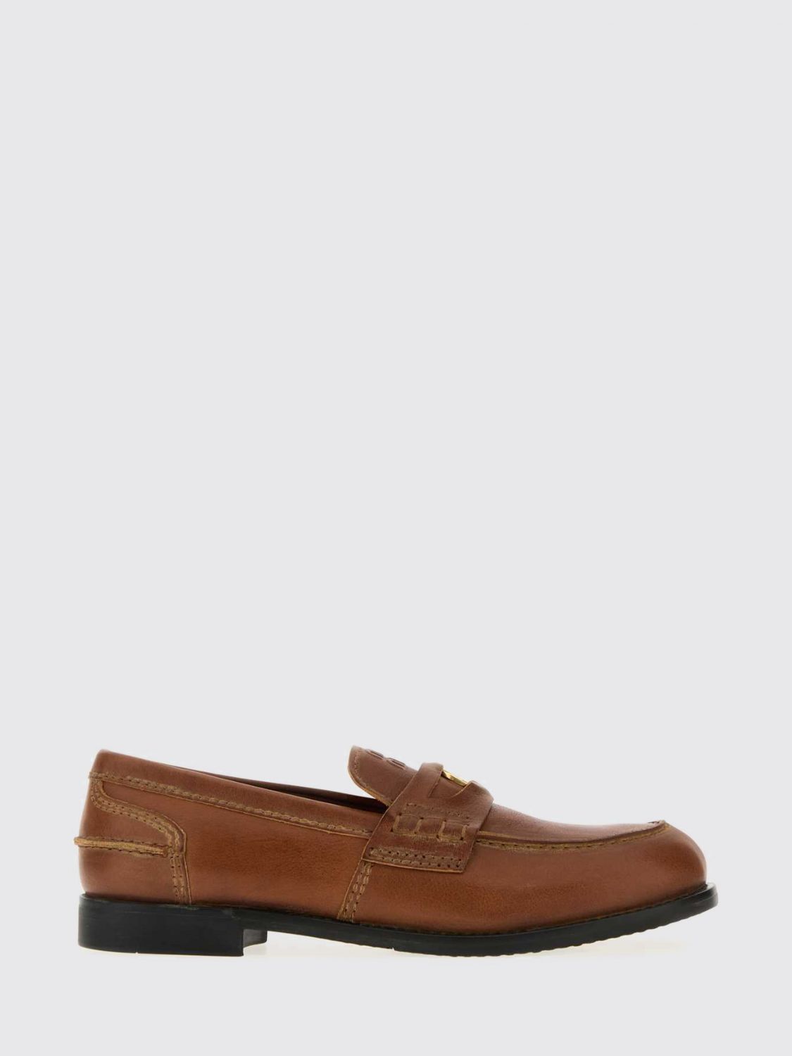Miu Miu Loafer Woman Brown MIU MIU