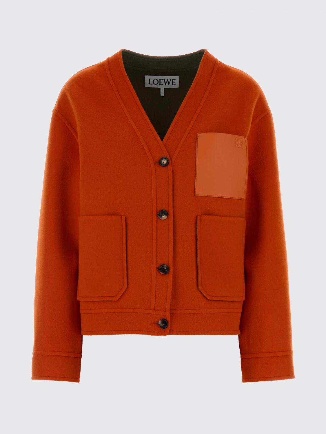 Loewe Sweater Woman Kaki LOEWE