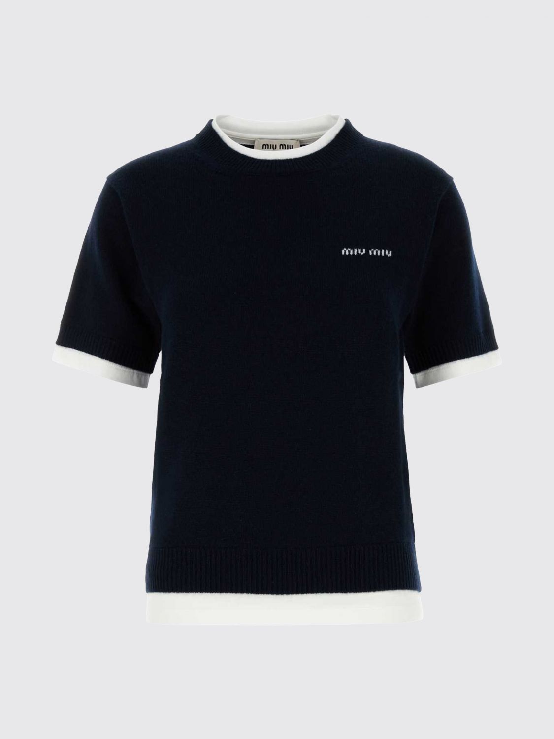 Miu Miu Sweater Woman Blue