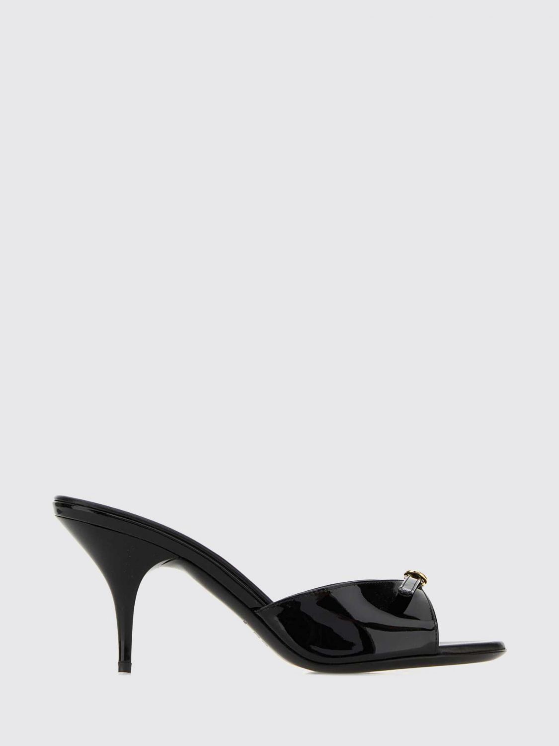 Miu Miu Heeled Sandal Woman Black MIU MIU