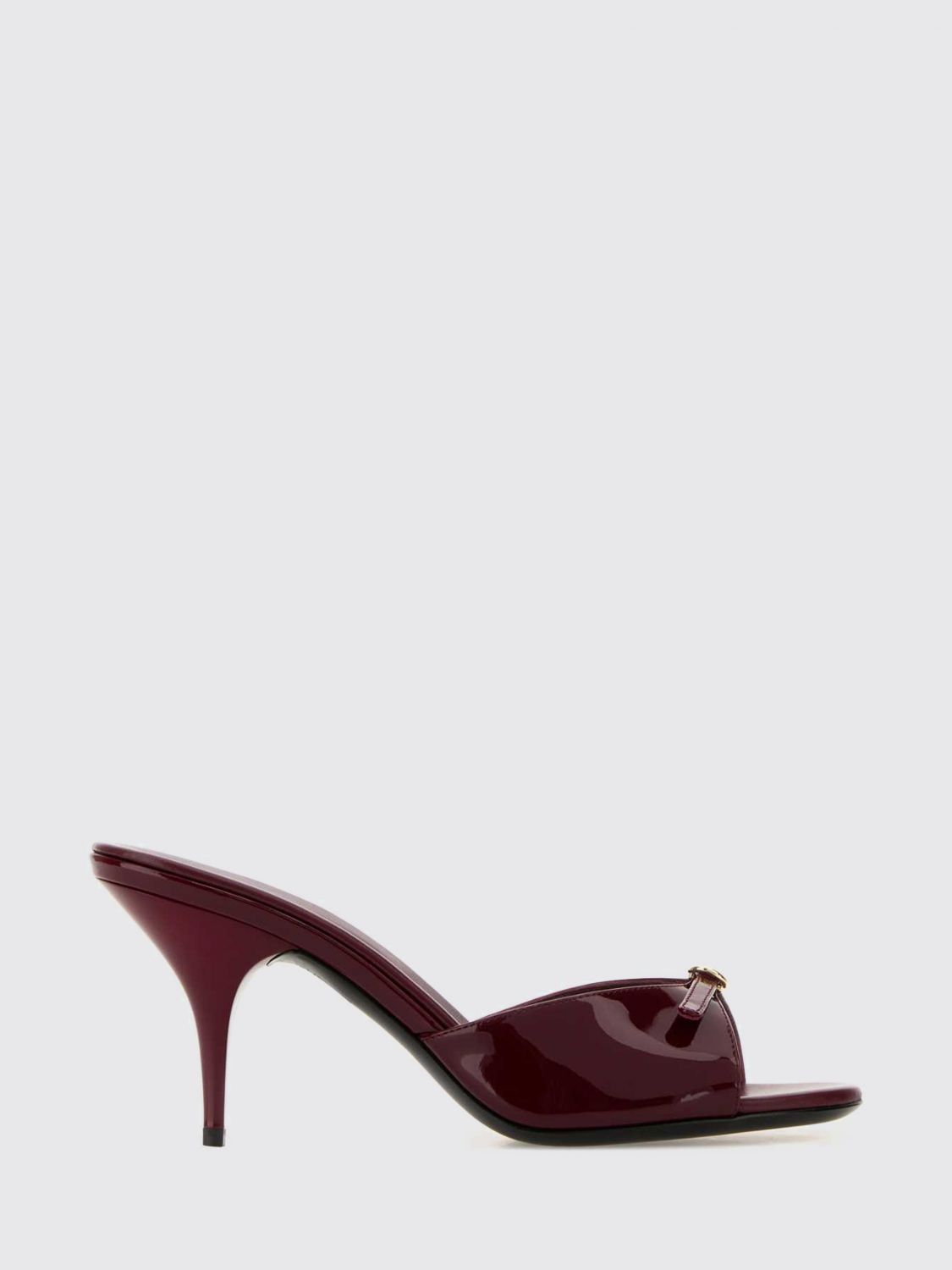 Miu Miu Heeled Sandal Woman Crimson MIU MIU