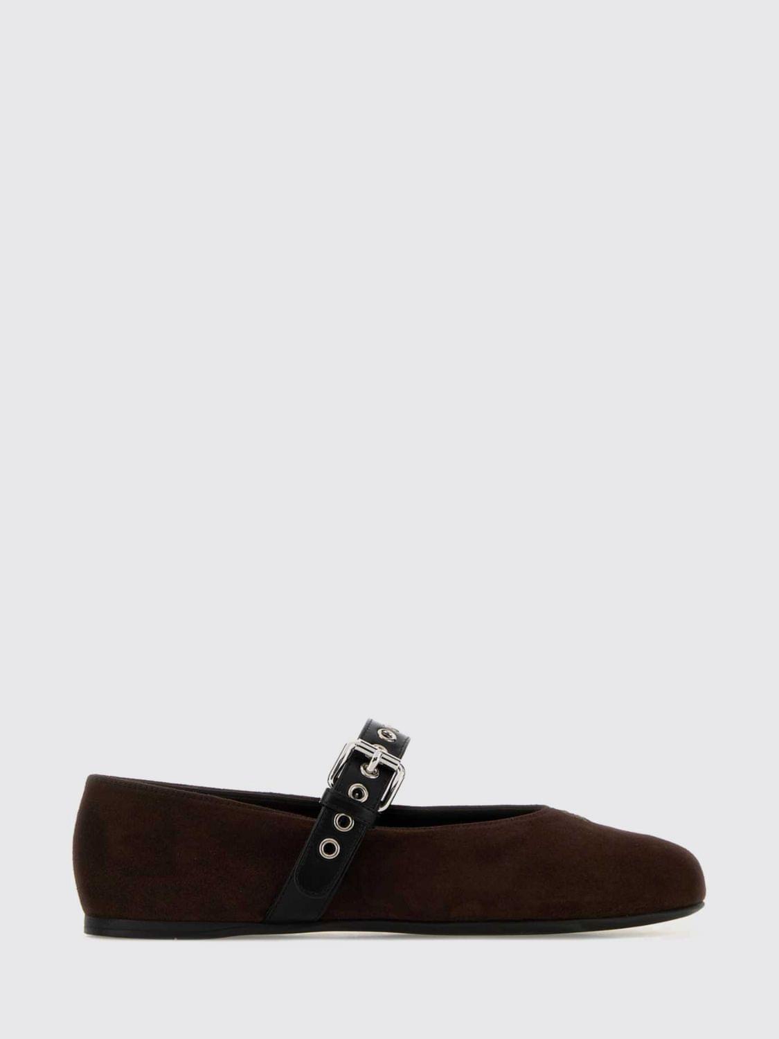 Miu Miu Ballet Flat Woman Dark MIU MIU