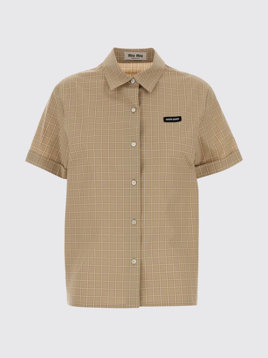 Miu Miu Shirt Woman White MIU MIU
