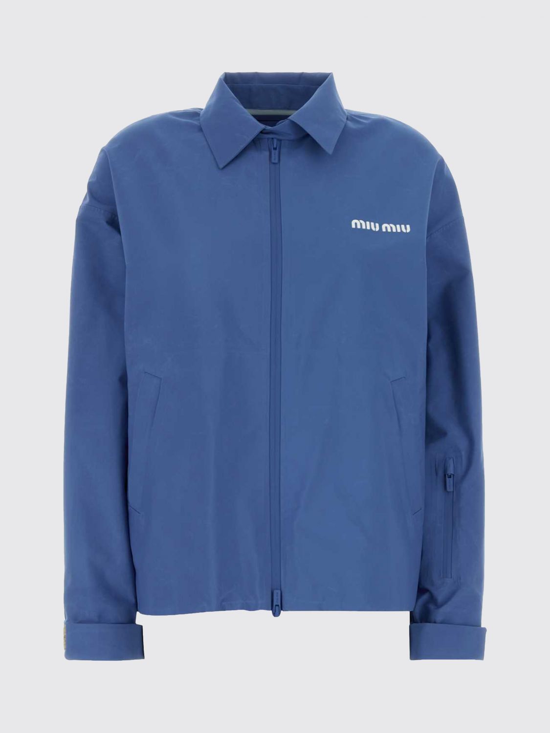 Miu Miu Jacket Woman Sky Blue MIU MIU