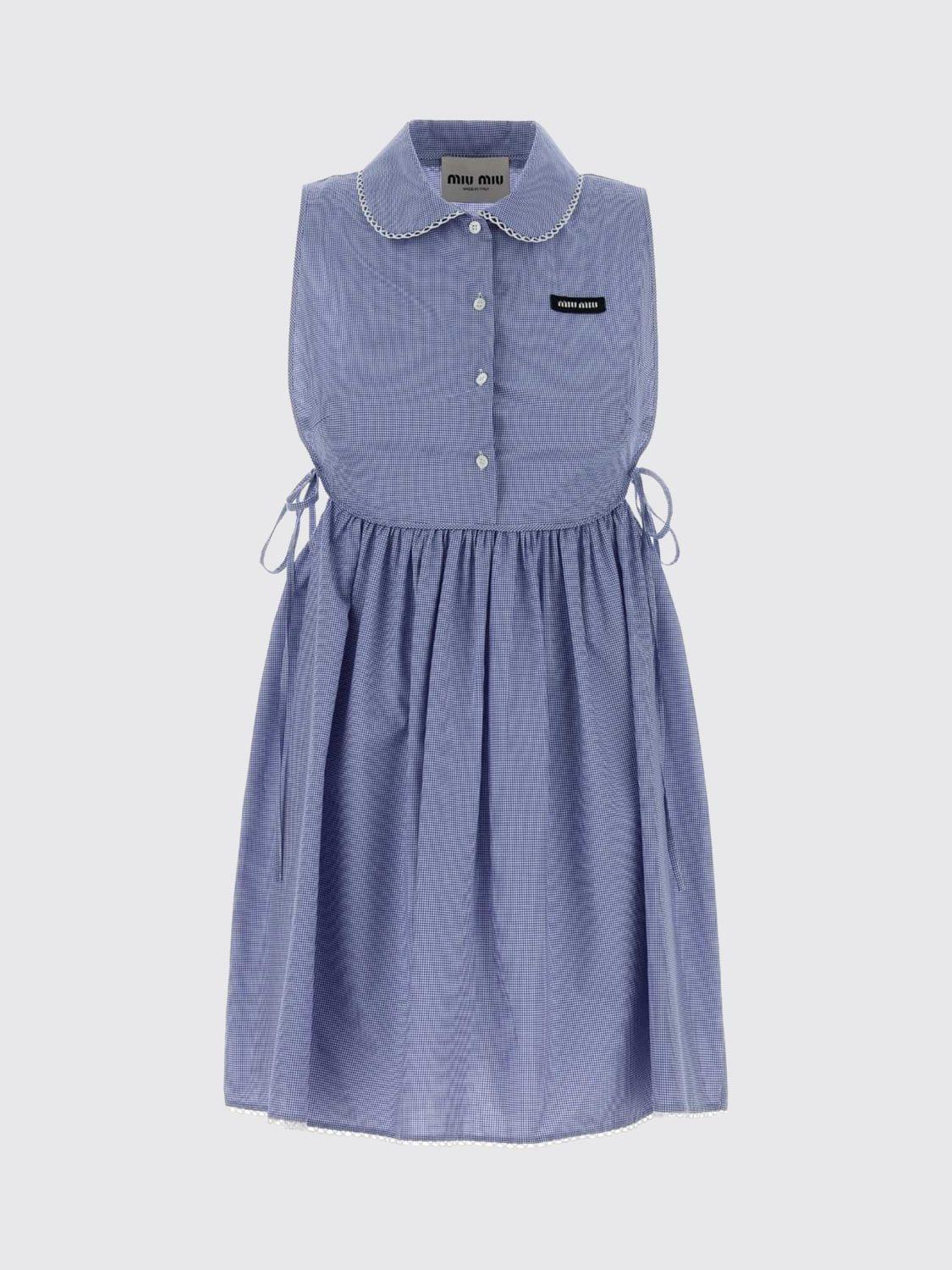 Miu Miu Dress Woman White MIU MIU