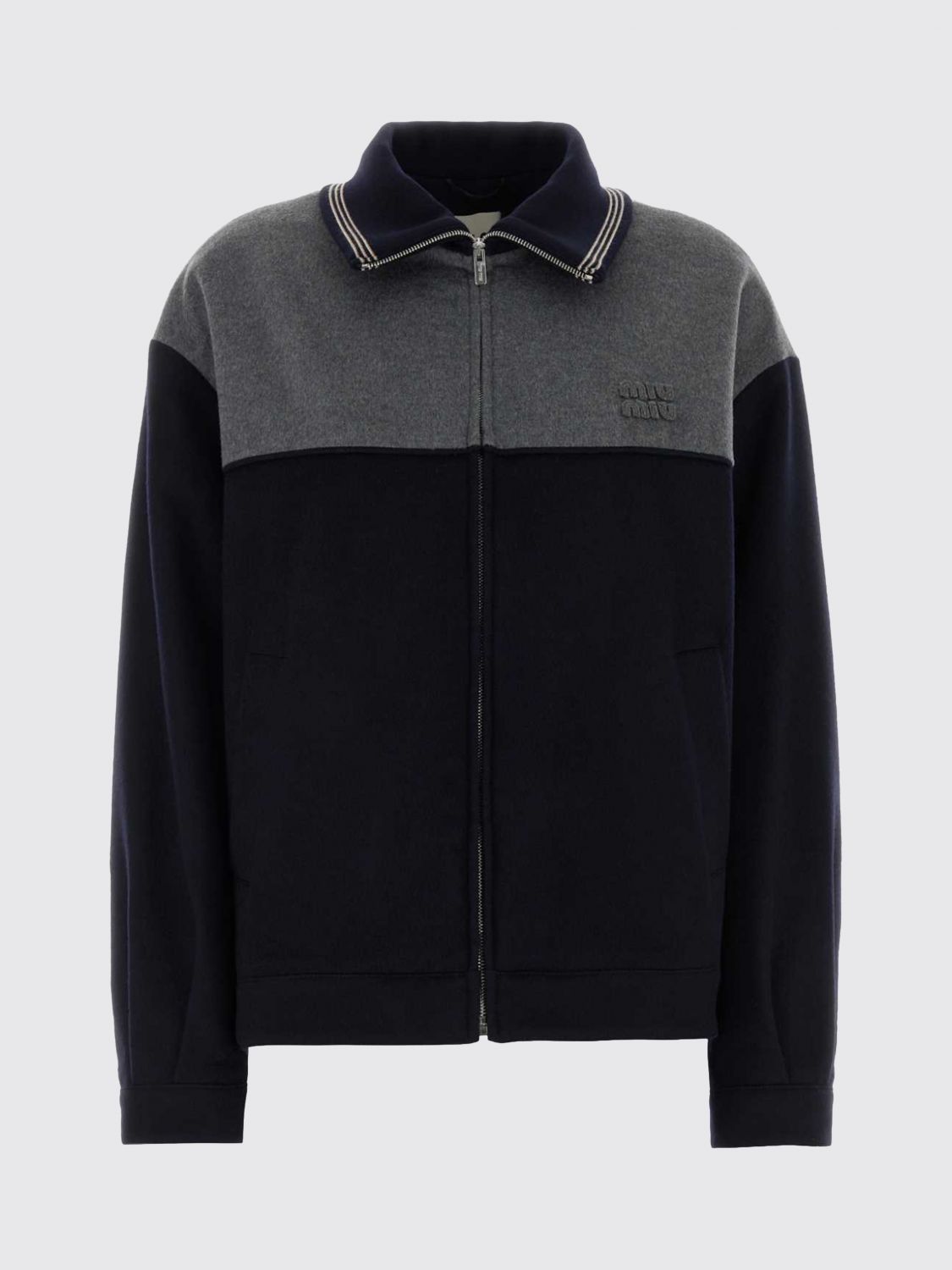 Virgin Wool And Cashmere Cardigan Miu Miu MIU MIU