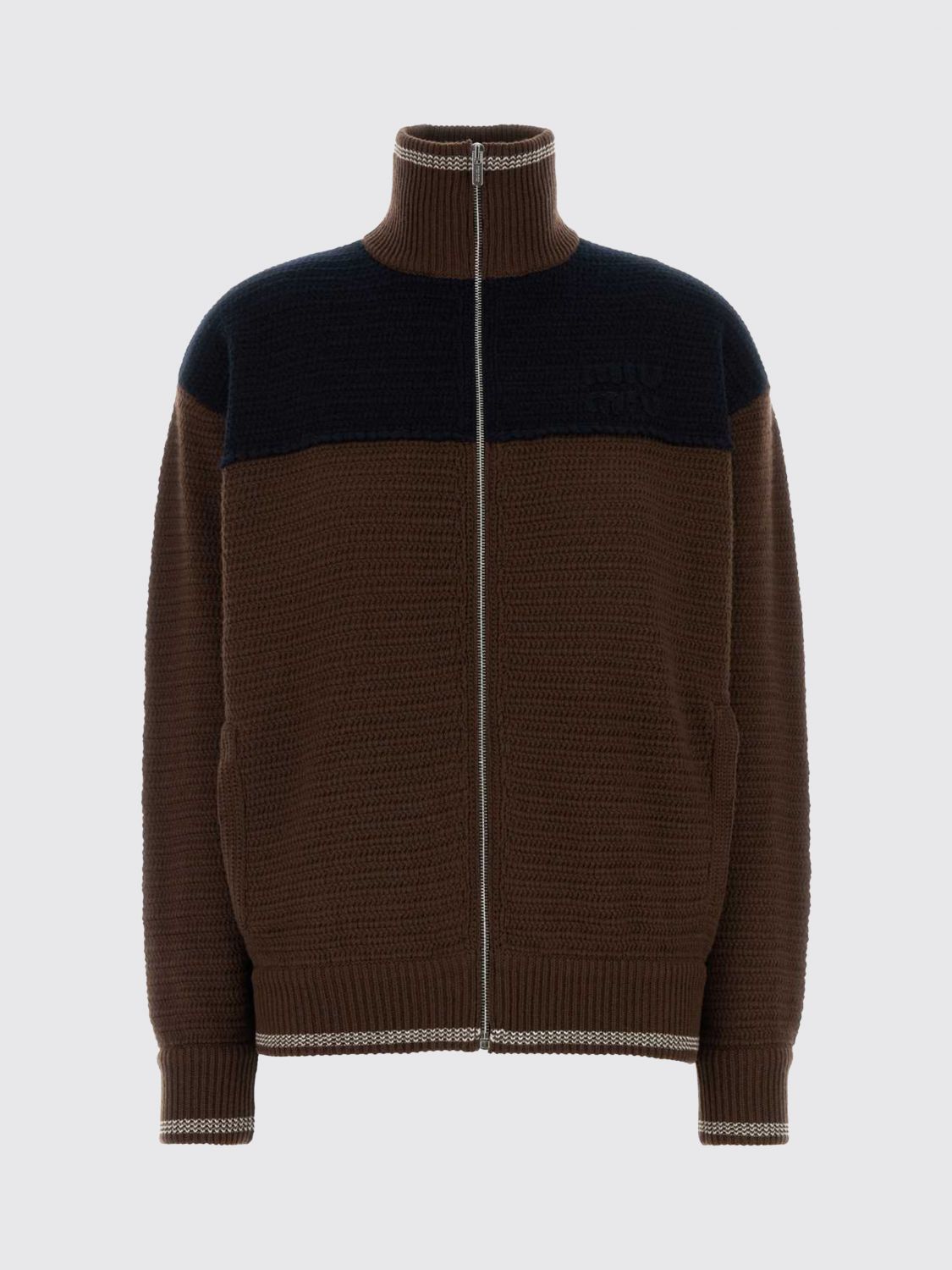 Miu Miu Sweater Woman Cocoa MIU MIU