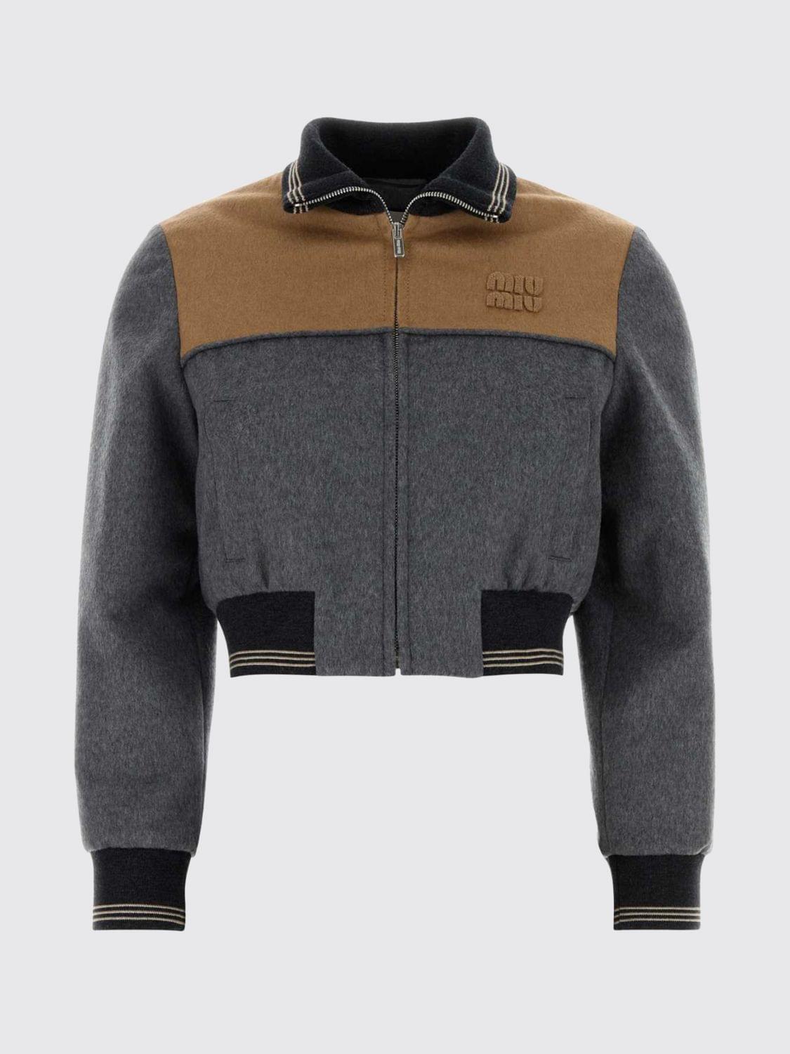 Miu Miu Sweatshirt Woman Grey MIU MIU