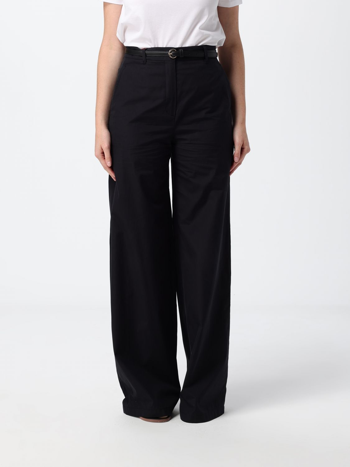 Max Mara Studio Pants Woman Black MAX MARA STUDIO