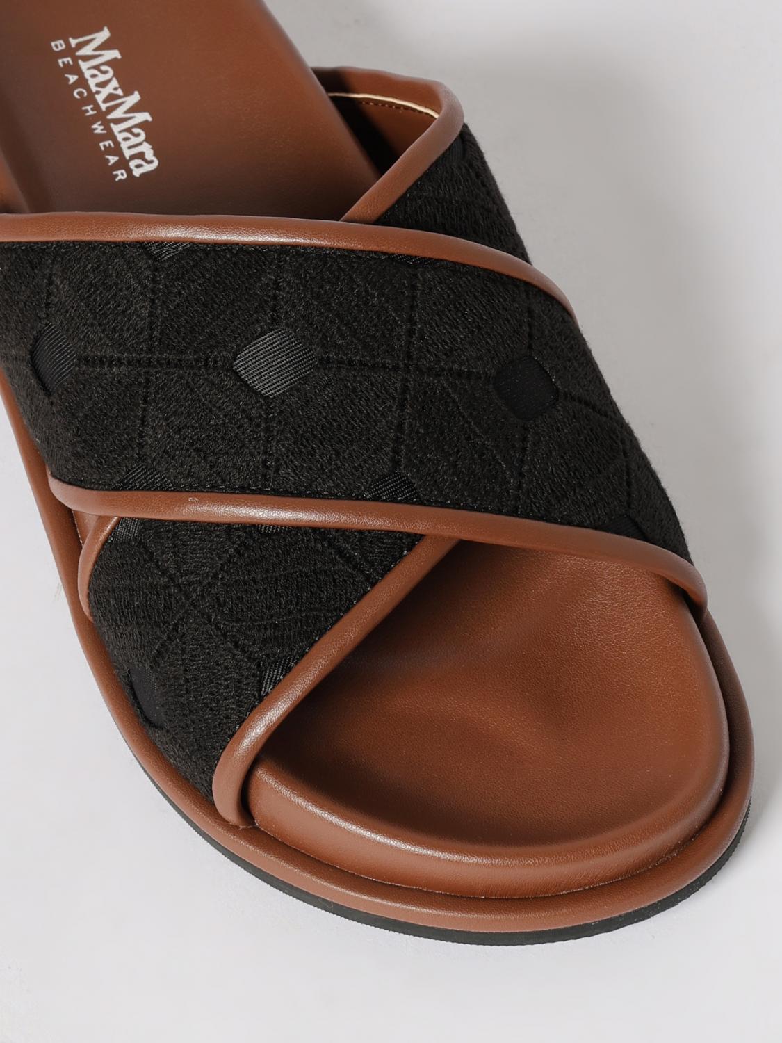 Max Mara Heeled Sandal Woman Black MAX MARA