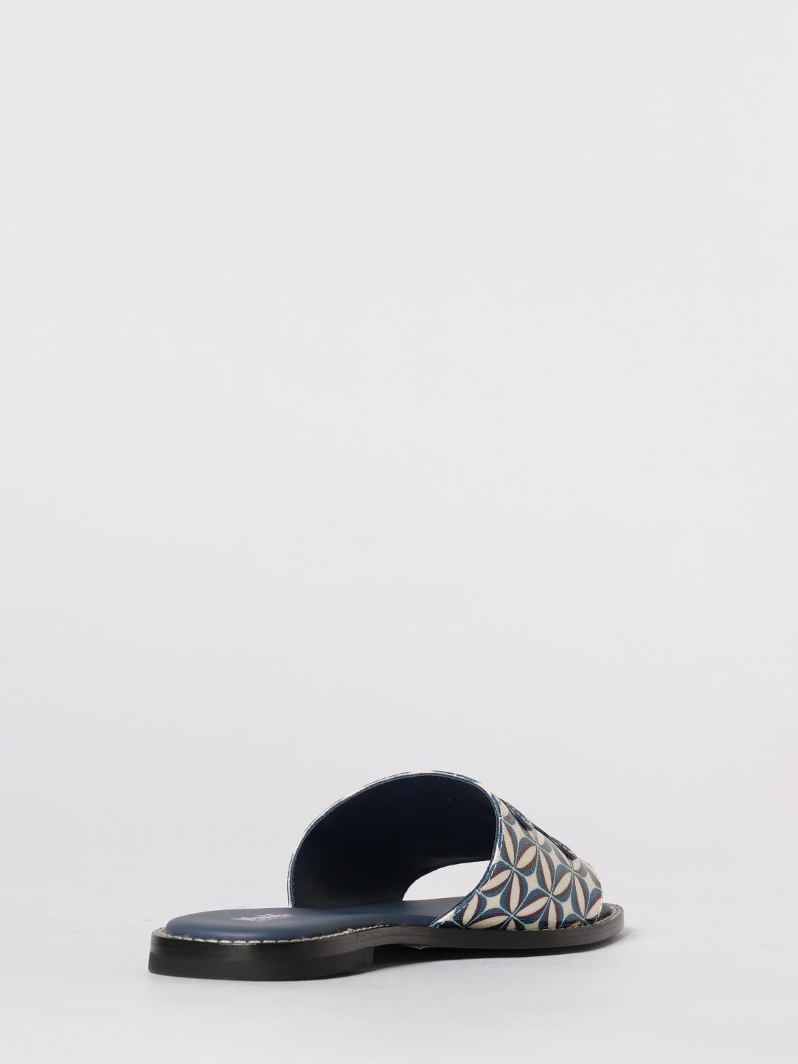 Max Mara Heeled Sandal Woman Blue MAX MARA