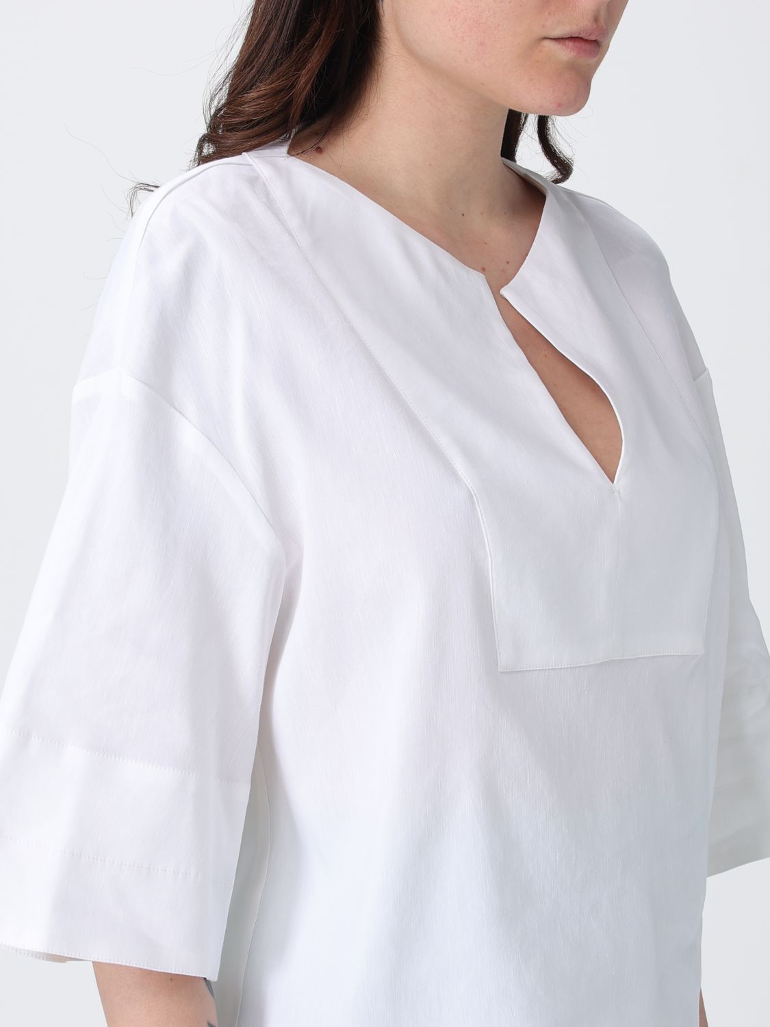 Max Mara Pure Top Woman White MAX MARA PURE