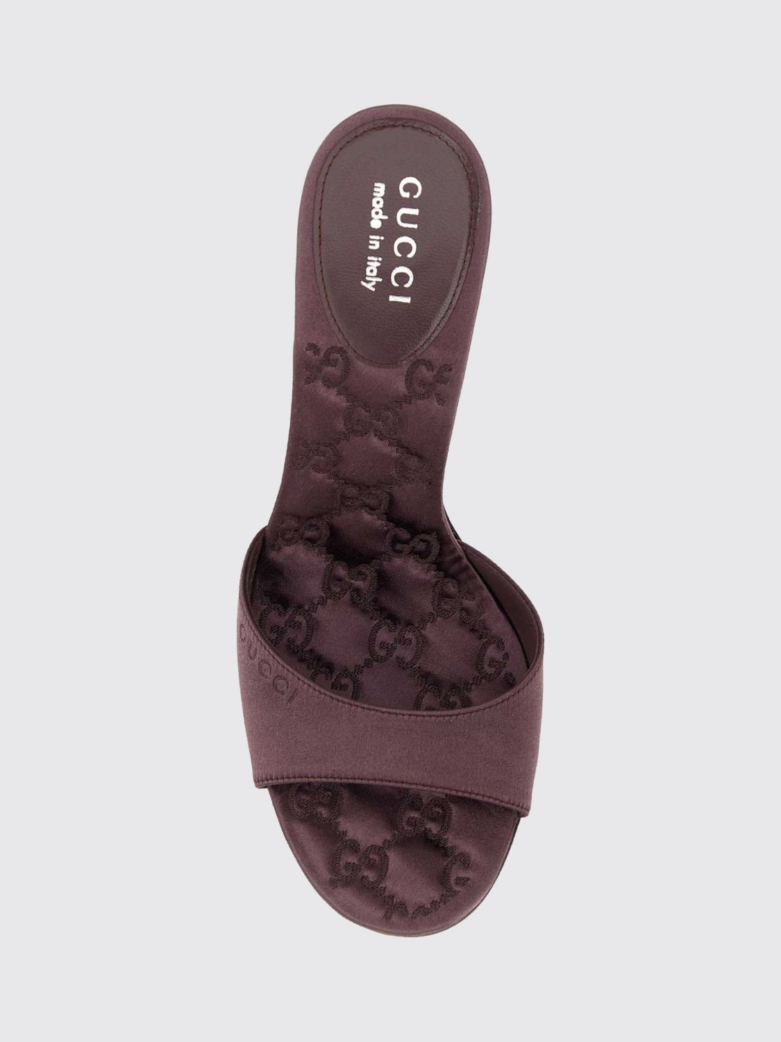 Gucci Heeled Sandal Woman Wine GUCCI