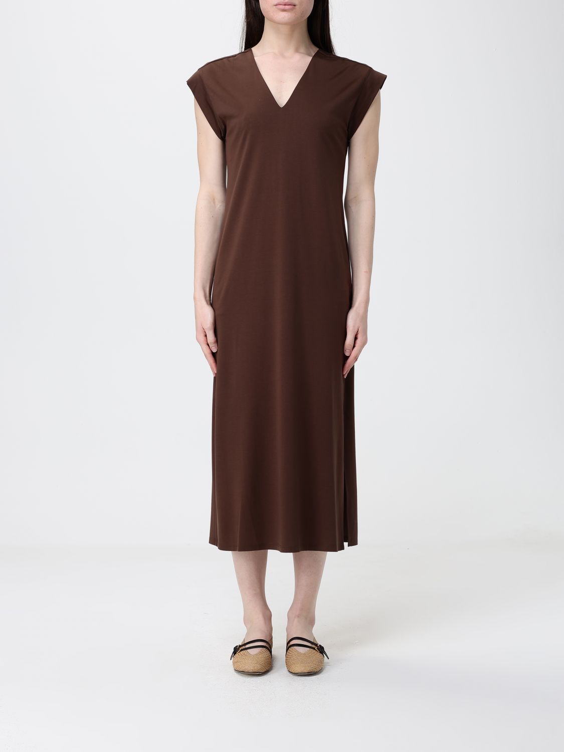 Weekend Max Mara Dress Woman Brown WEEKEND MAX MARA