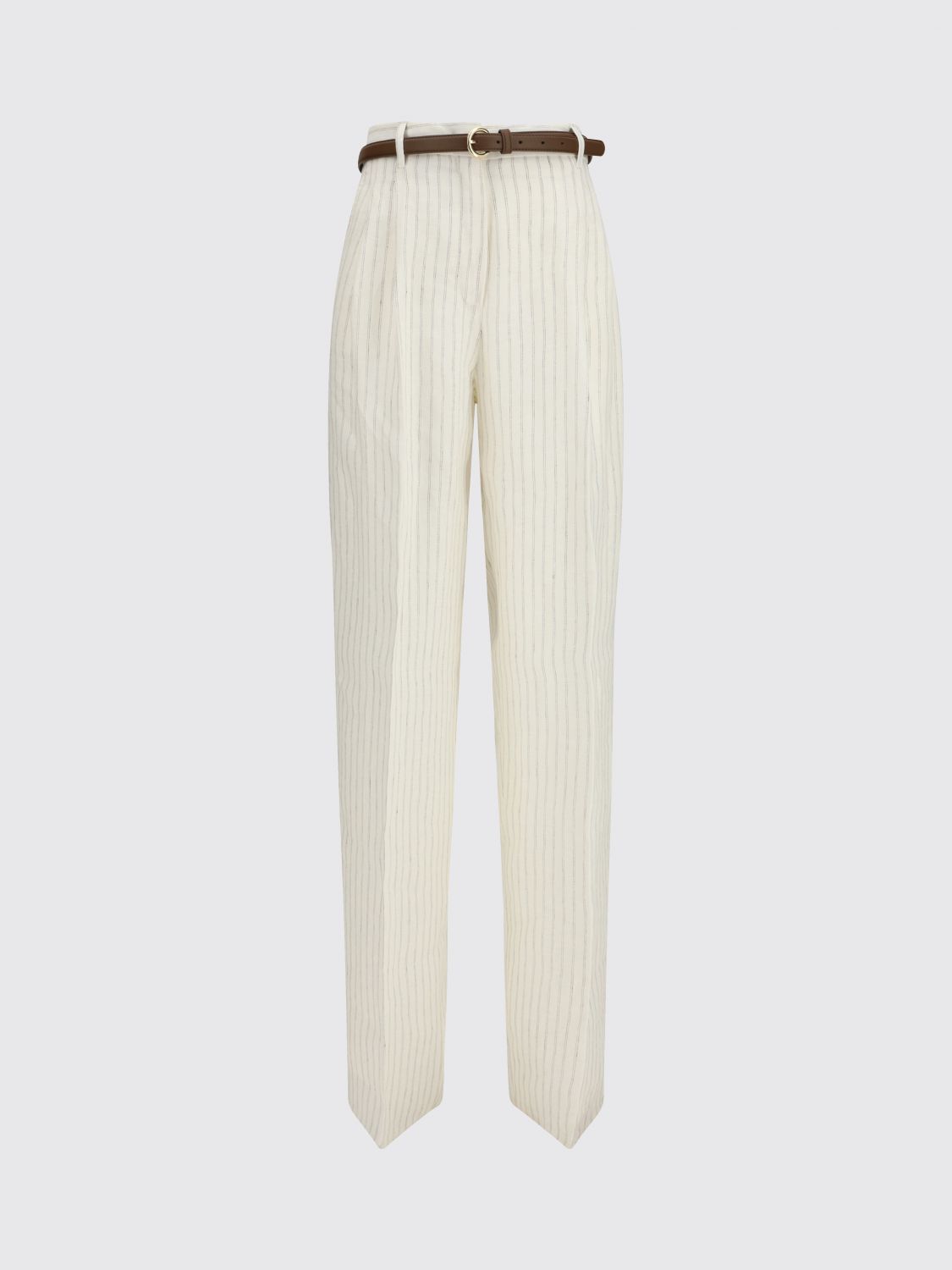Max Mara Studio Pants Woman Beige MAX MARA STUDIO