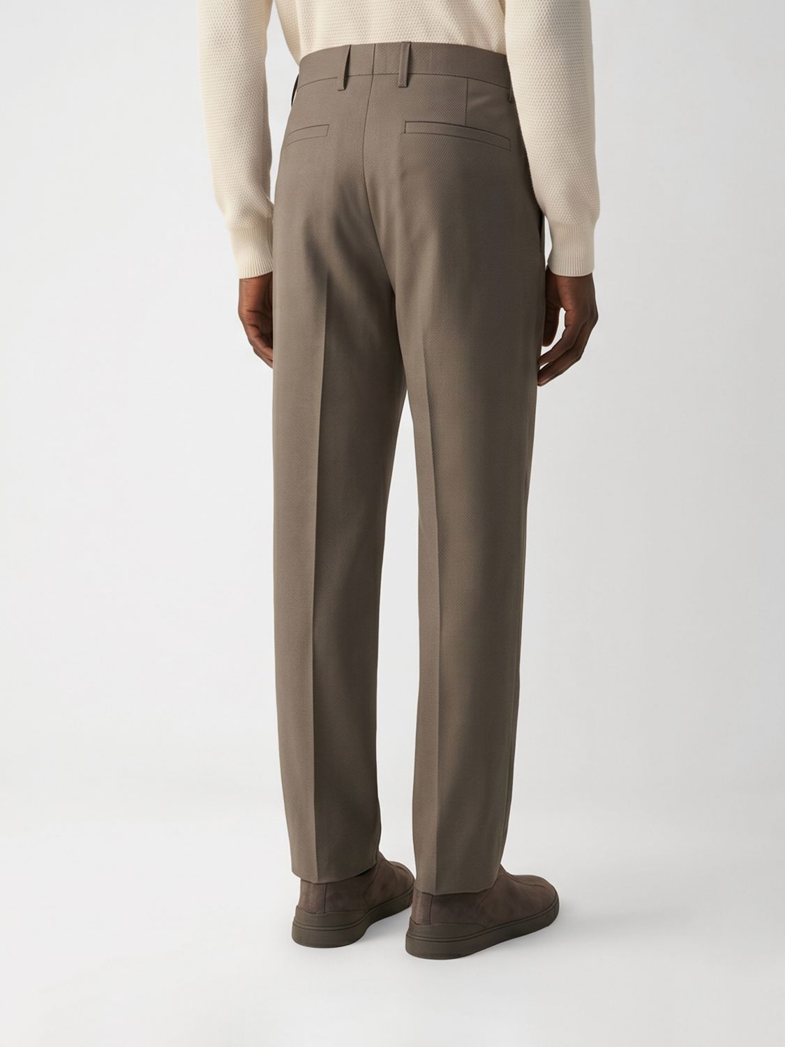 Zegna Pants Men Brown ZEGNA