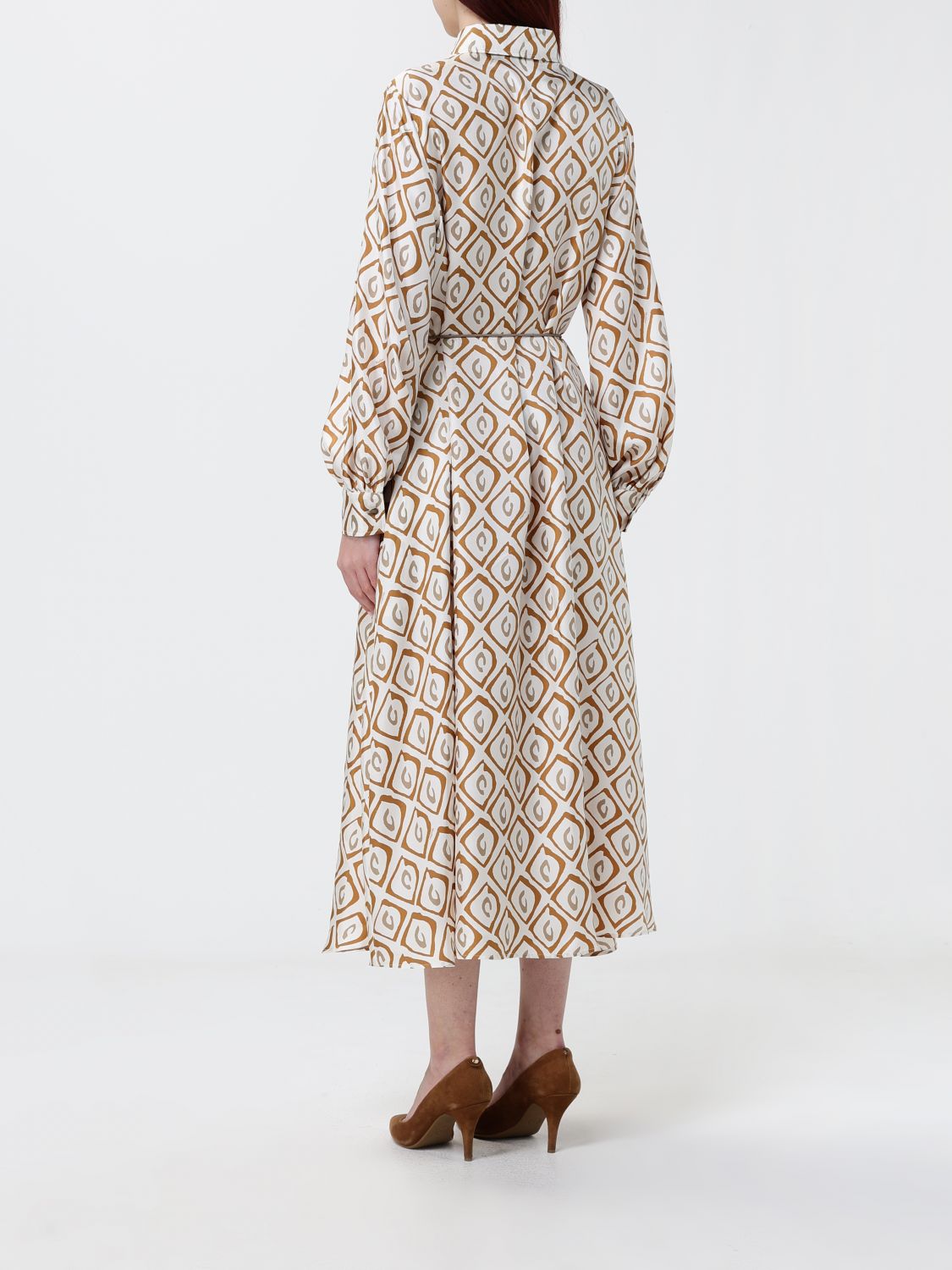 Max Mara Dress Woman Beige MAX MARA
