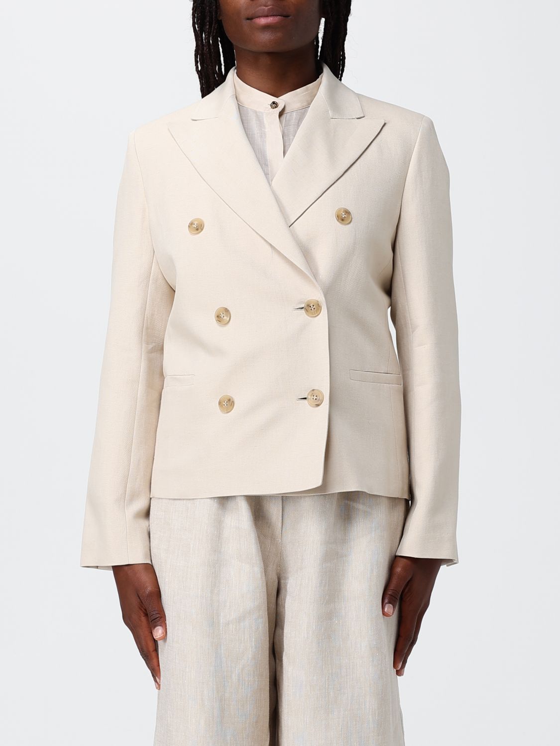 Weekend Max Mara Jacket Woman Beige WEEKEND MAX MARA