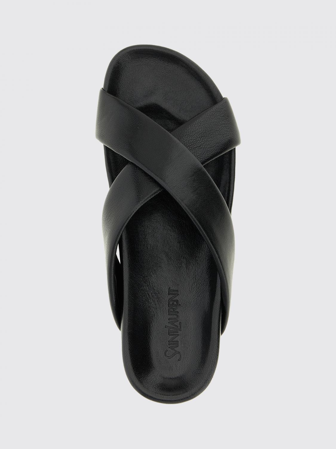 Saint Laurent Sandals Men Black SAINT LAURENT