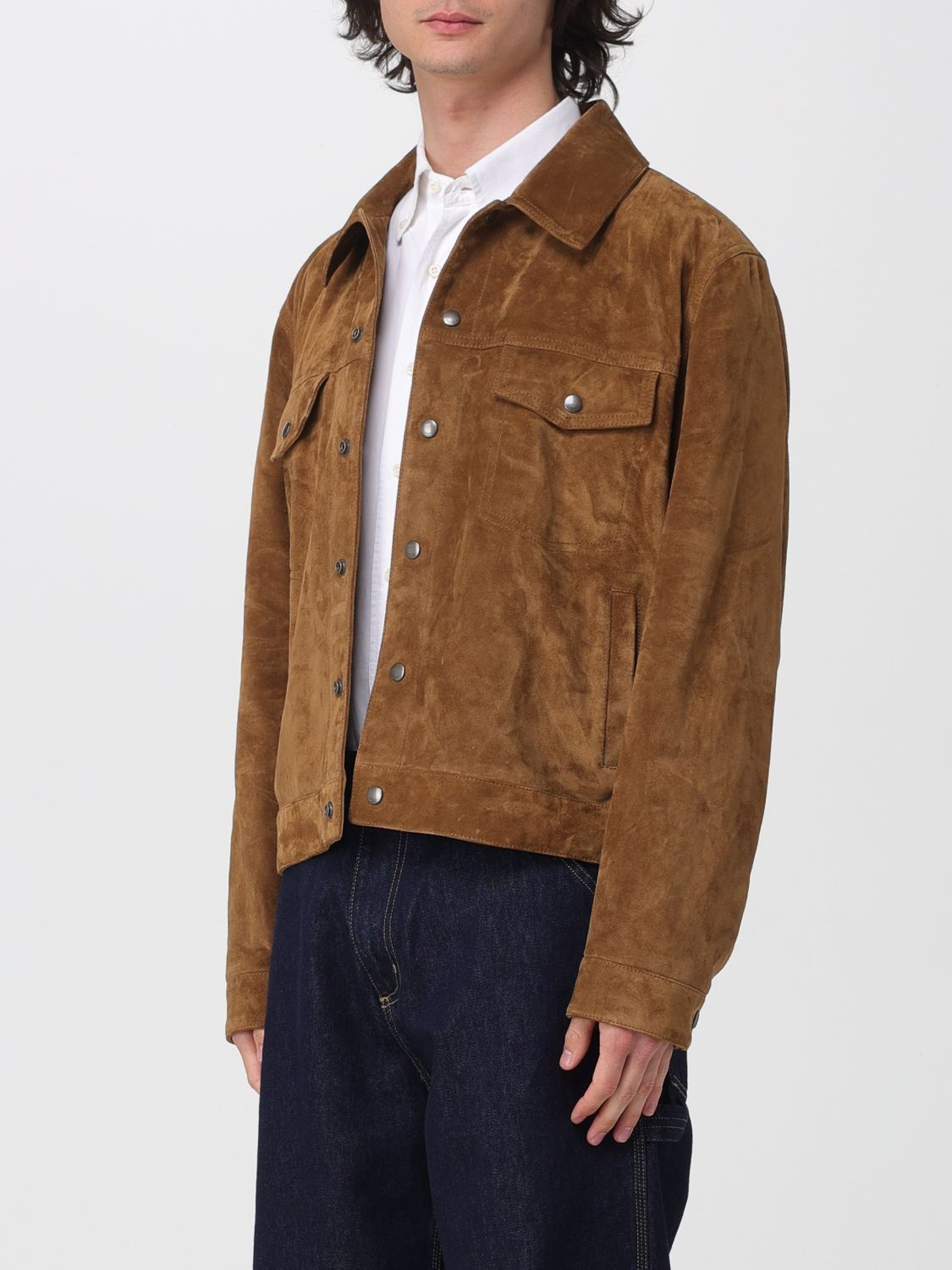 Saint Laurent Jacket Men Black SAINT LAURENT