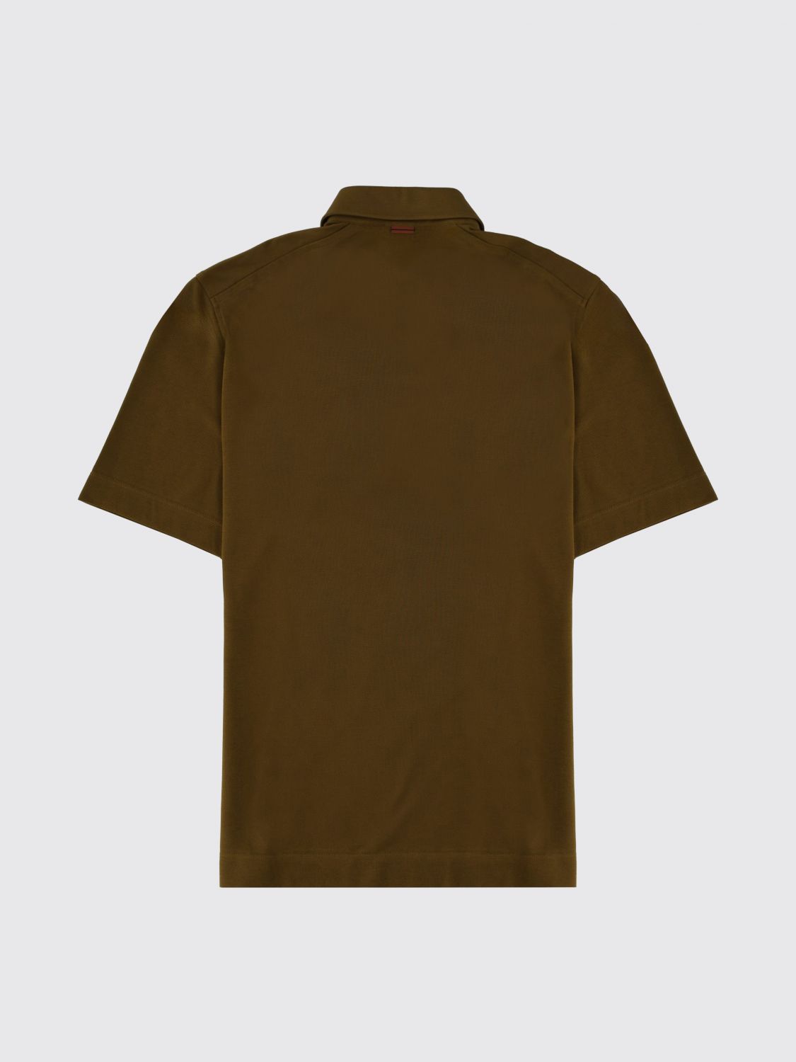 Zegna Polo Shirt Men Grass Green ZEGNA