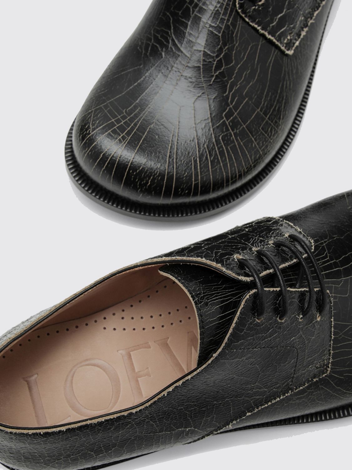 Loewe Brogue Shoes Men Black LOEWE