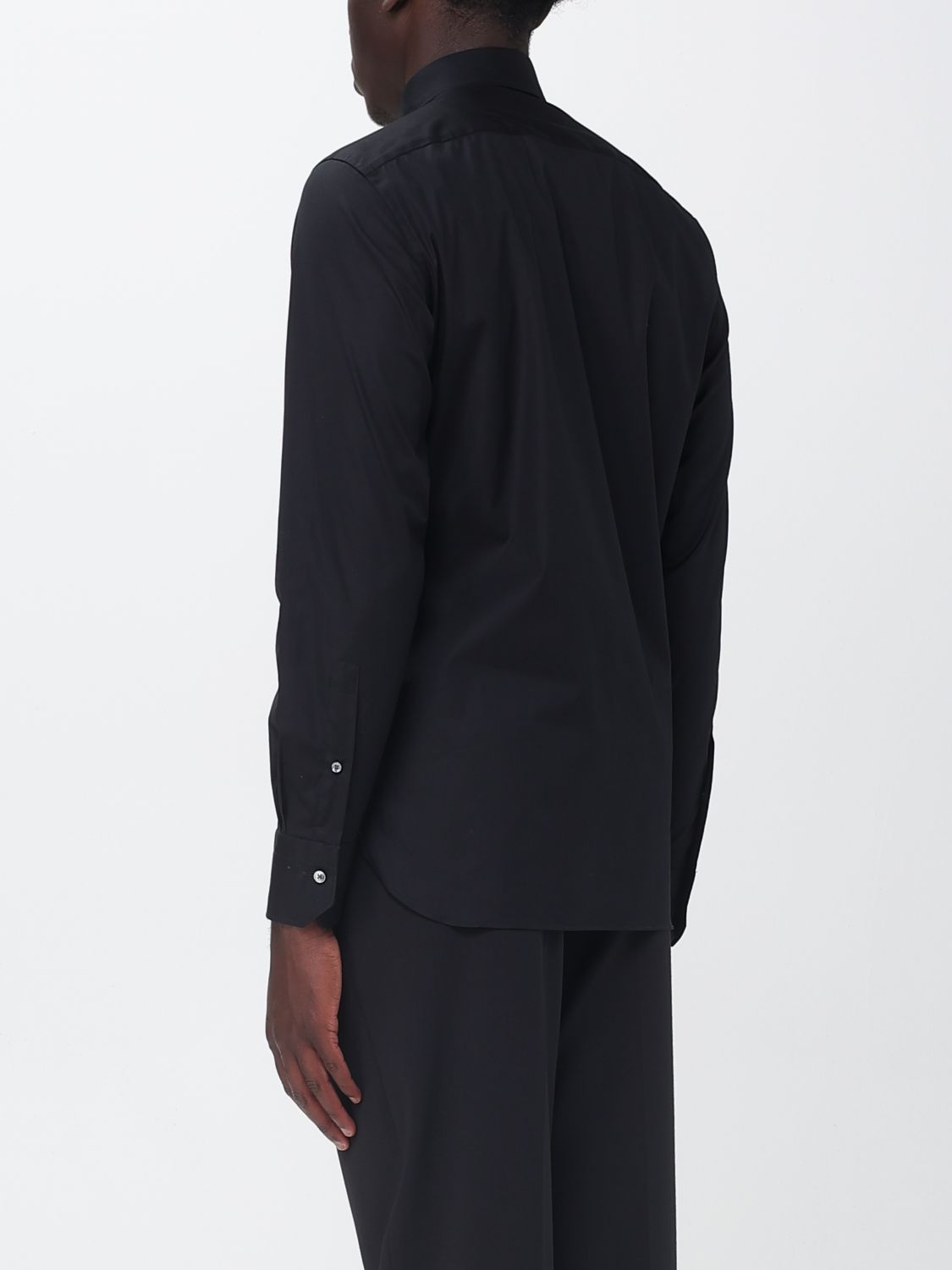 Zegna Shirt Men Black ZEGNA