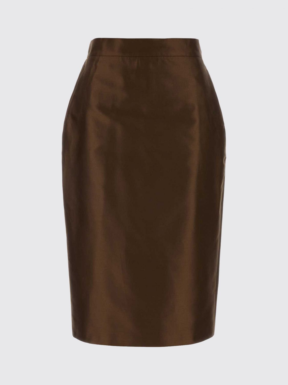 Max Mara Studio Skirt Woman Brown MAX MARA STUDIO