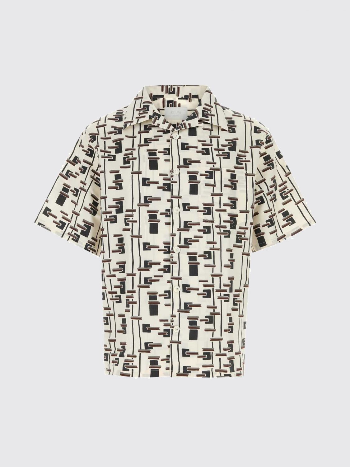 Prada Shirt Men Beige PRADA
