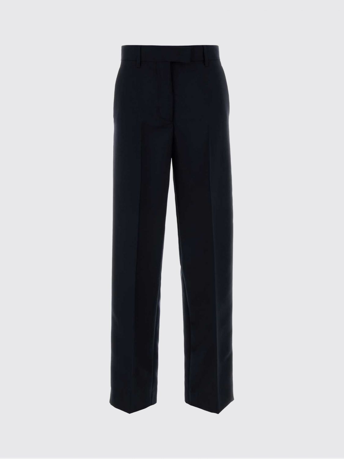 Miu Miu Pants Woman Navy MIU MIU