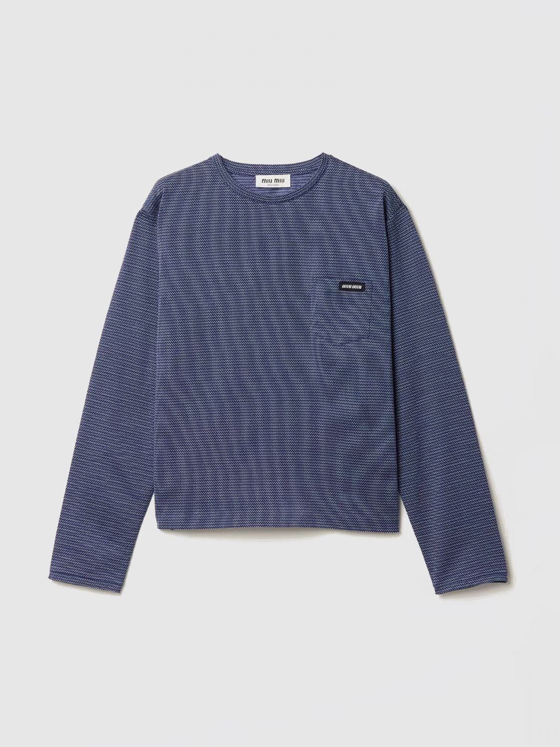 Miu Miu T-Shirt Woman Blue MIU MIU