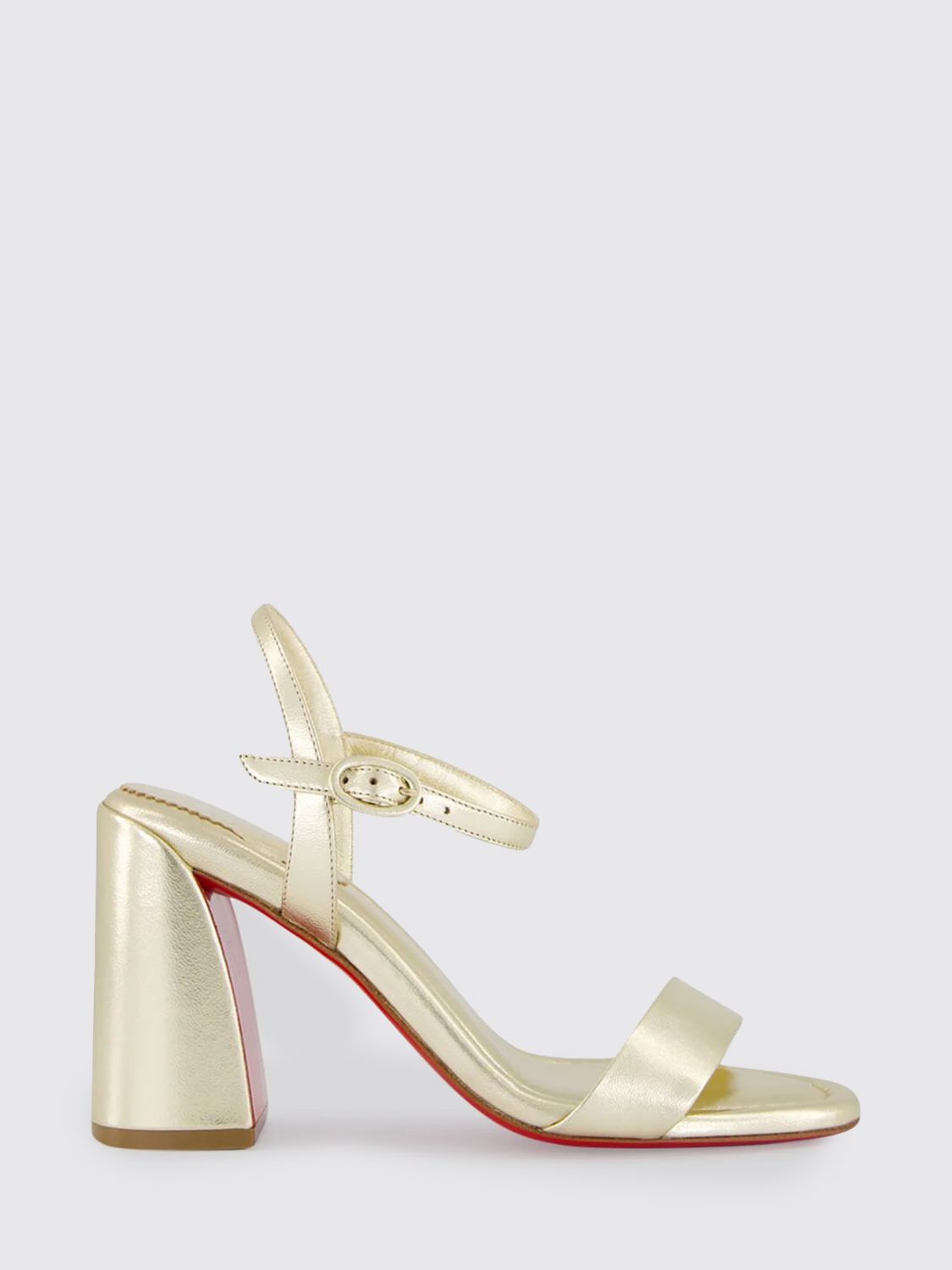 Christian Louboutin Heeled Sandal Woman Grey CHRISTIAN LOUBOUTIN