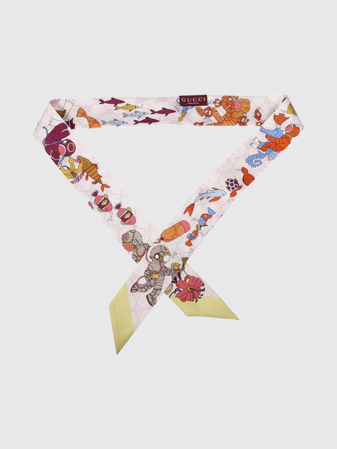 Gucci Neck Scarf Woman Pink GUCCI