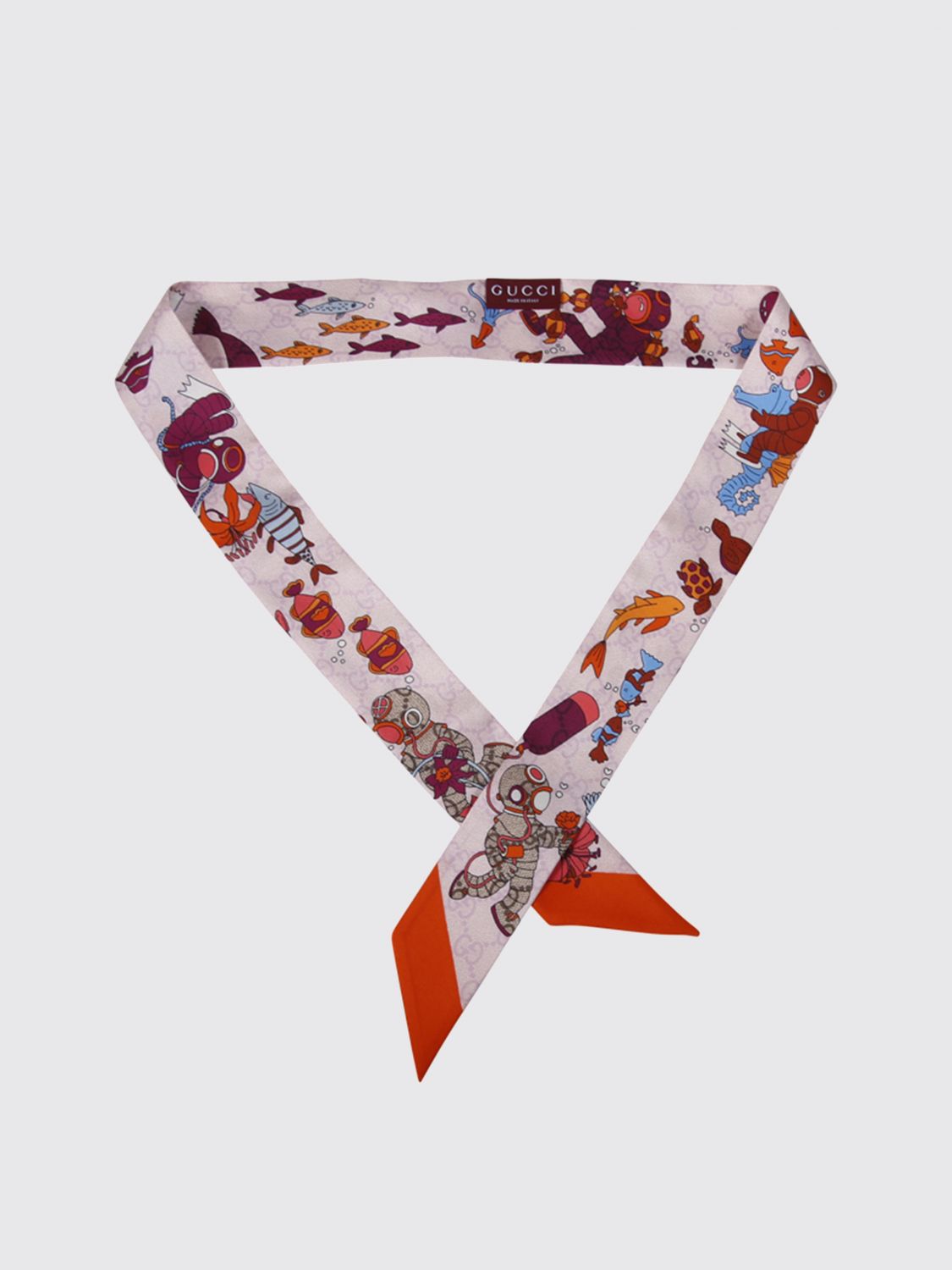 Gucci Neck Scarf Woman Dust GUCCI