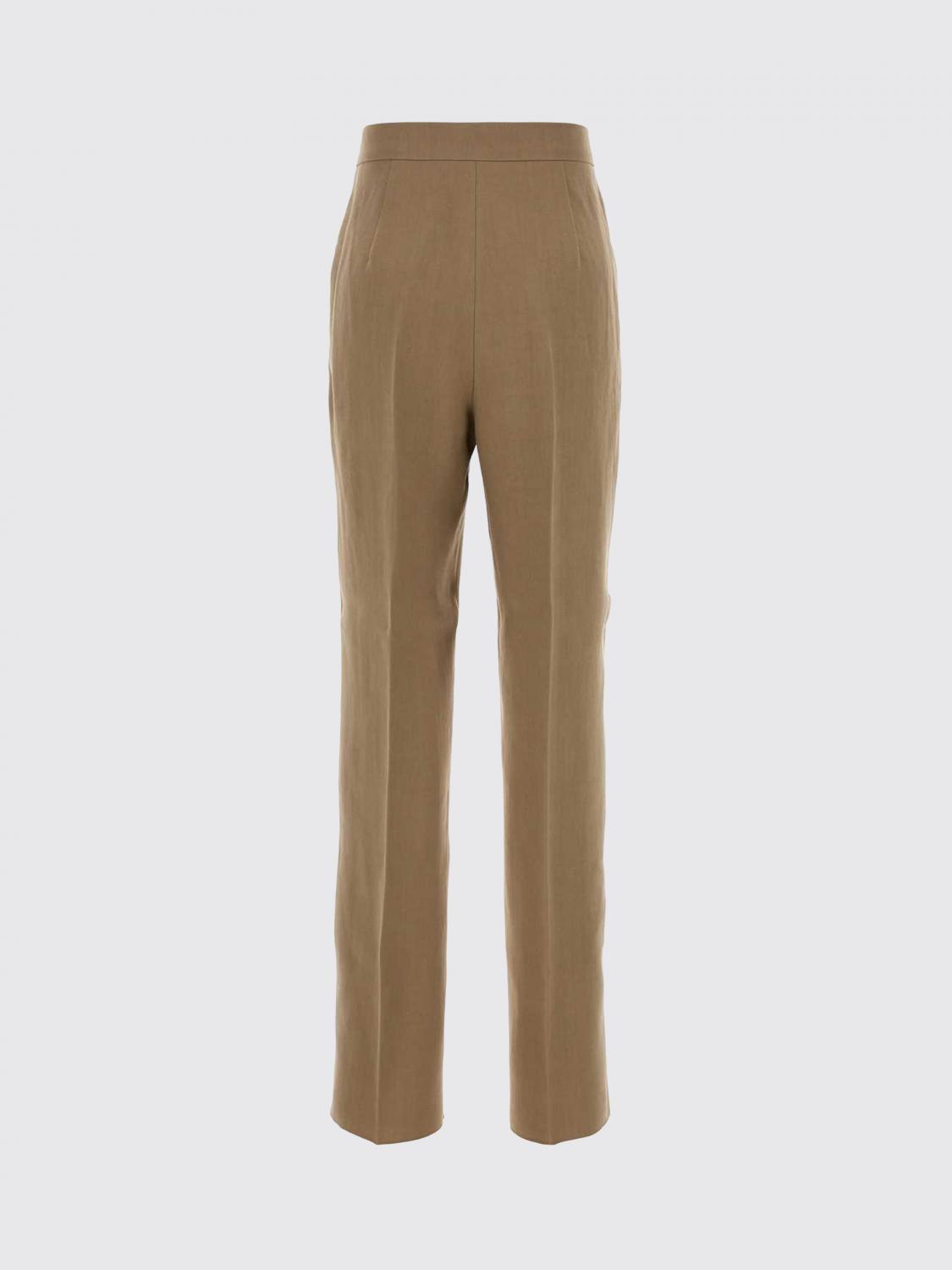 Max Mara Pants Woman Brown MAX MARA