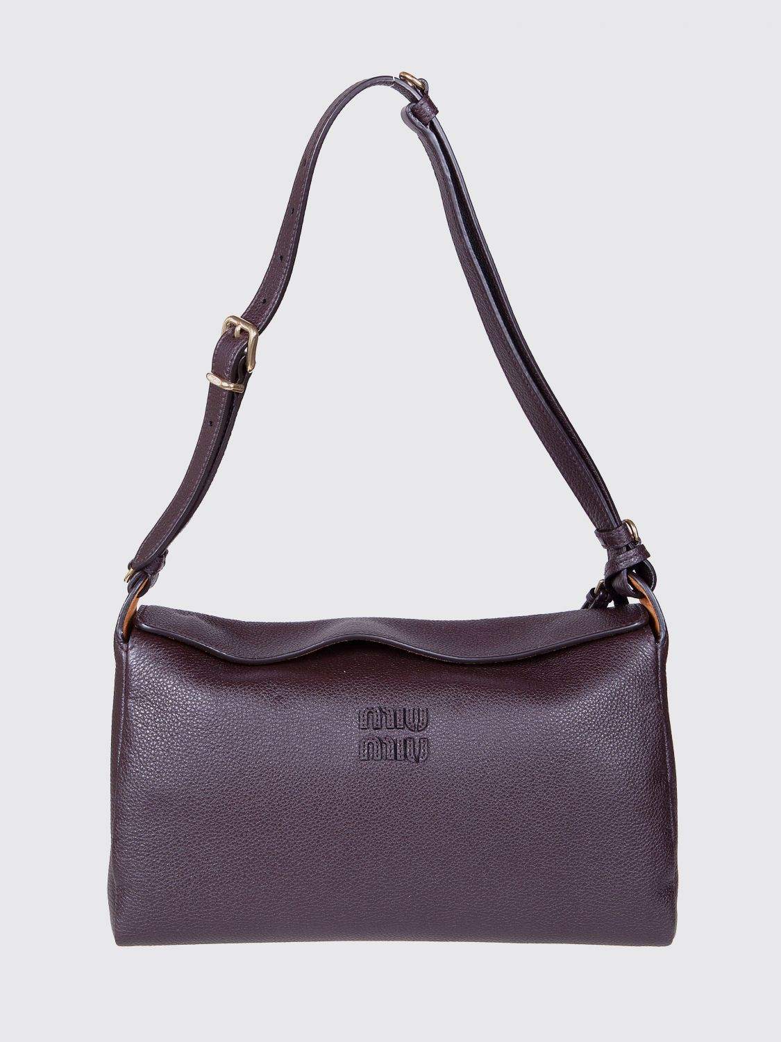 Miu Miu Shoulder Bag Woman Brown MIU MIU