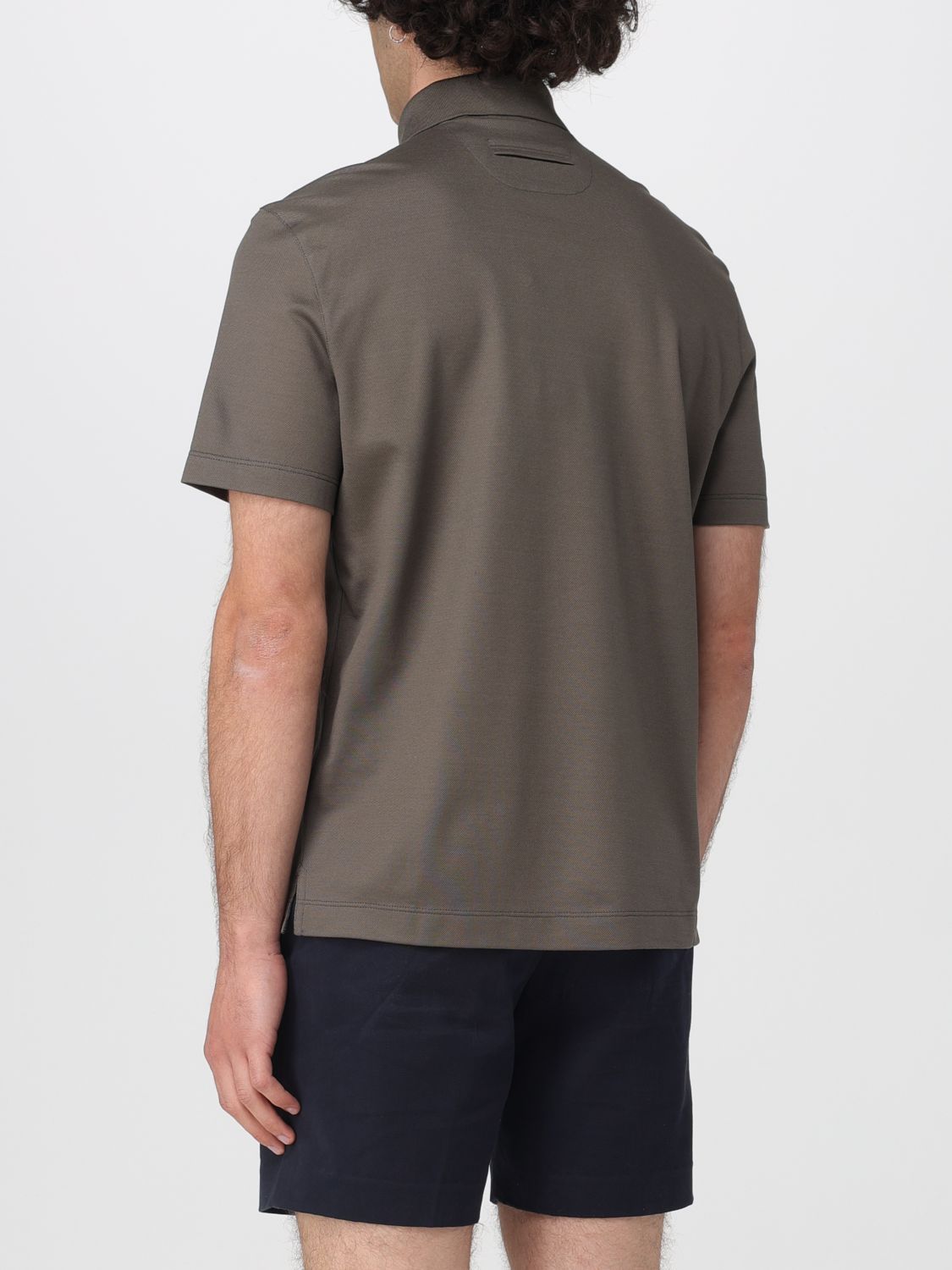 Zegna Polo Shirt Men Green ZEGNA