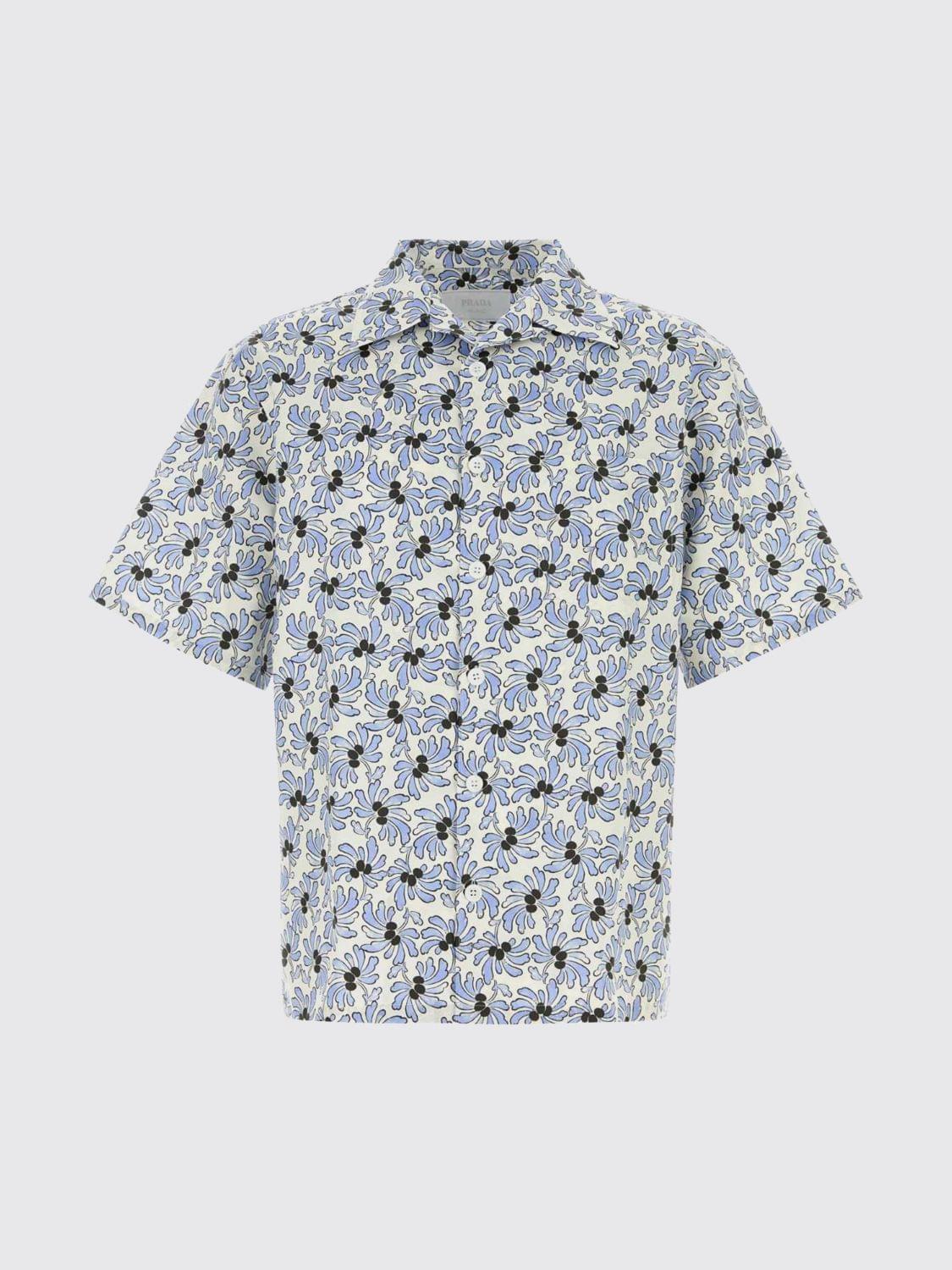 Prada Shirt Men Ivory PRADA