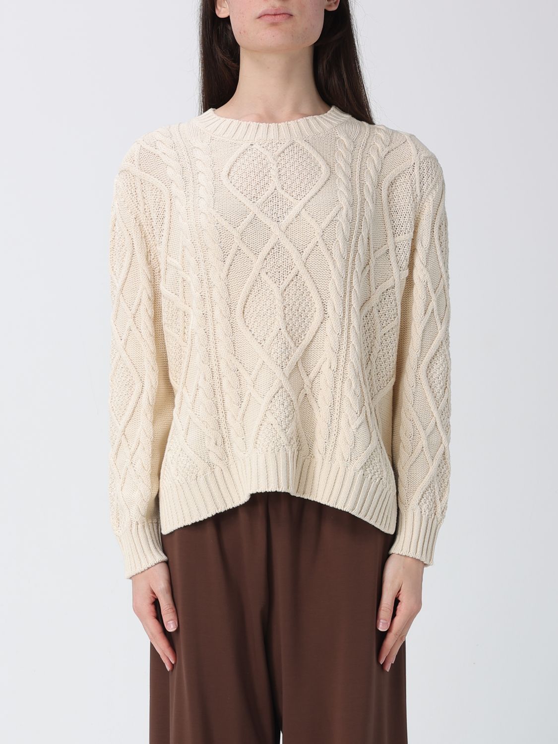 Weekend Max Mara Sweater Woman Ecru WEEKEND MAX MARA
