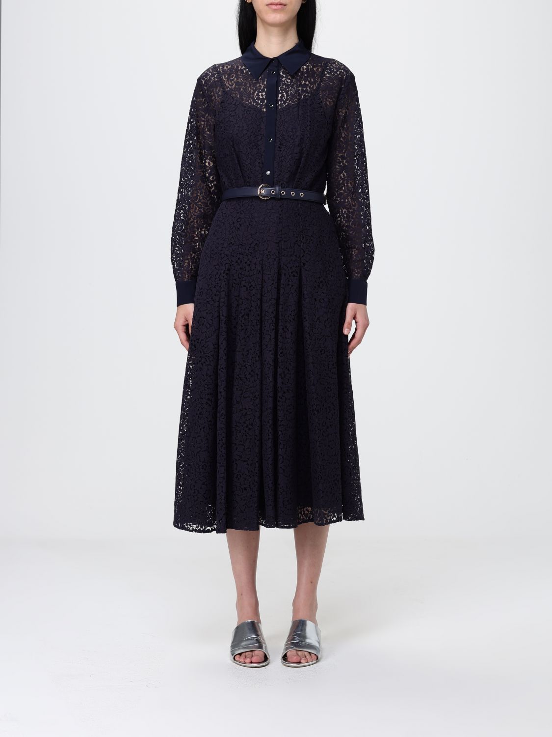Max Mara Studio Dress Woman Blue MAX MARA STUDIO