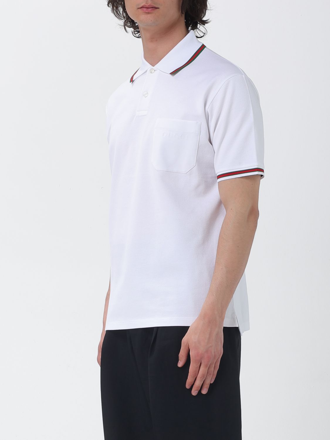 Gucci Polo Shirt Men White GUCCI