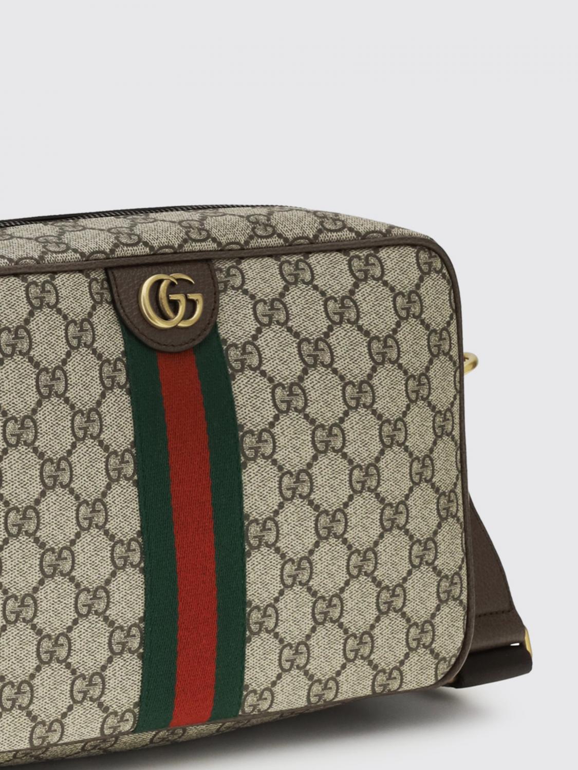 Gucci Shoulder Bag Men Beige GUCCI